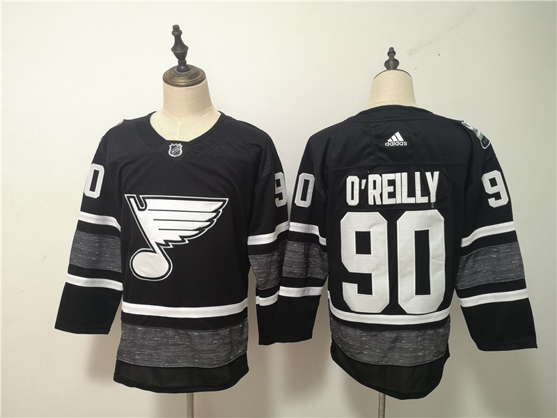 Blues 90 Ryan O'Reilly Black 2019 NHL All Star Game Adidas Jersey