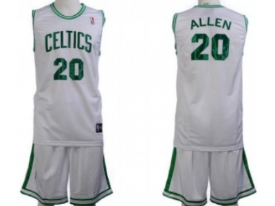 Boston Celtics #20 Allen White Suit