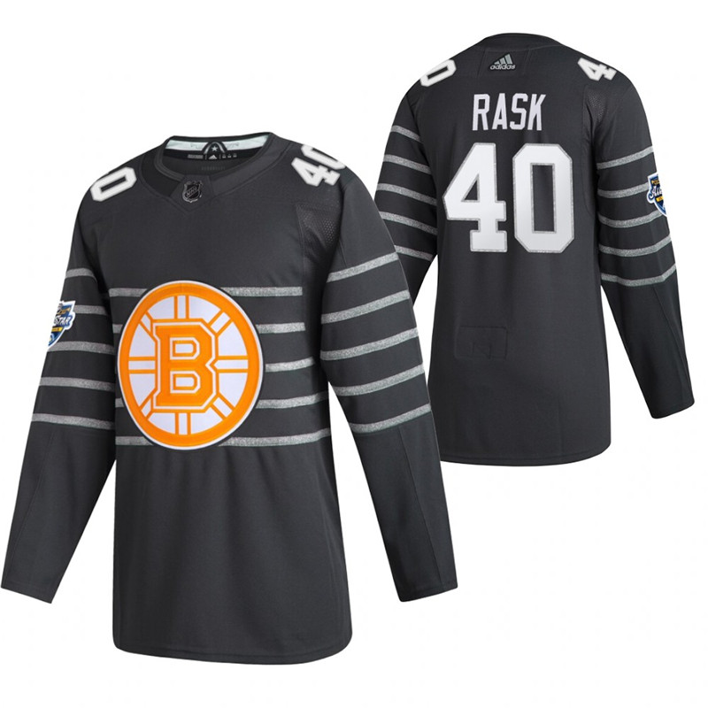 Bruins 40 Tuukka Rask Gray 2020 NHL All Star Game Adidas Jersey
