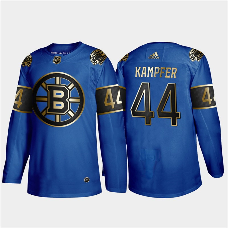 Bruins 44 Steven Kampfer Blue 50th anniversary Adidas Jersey
