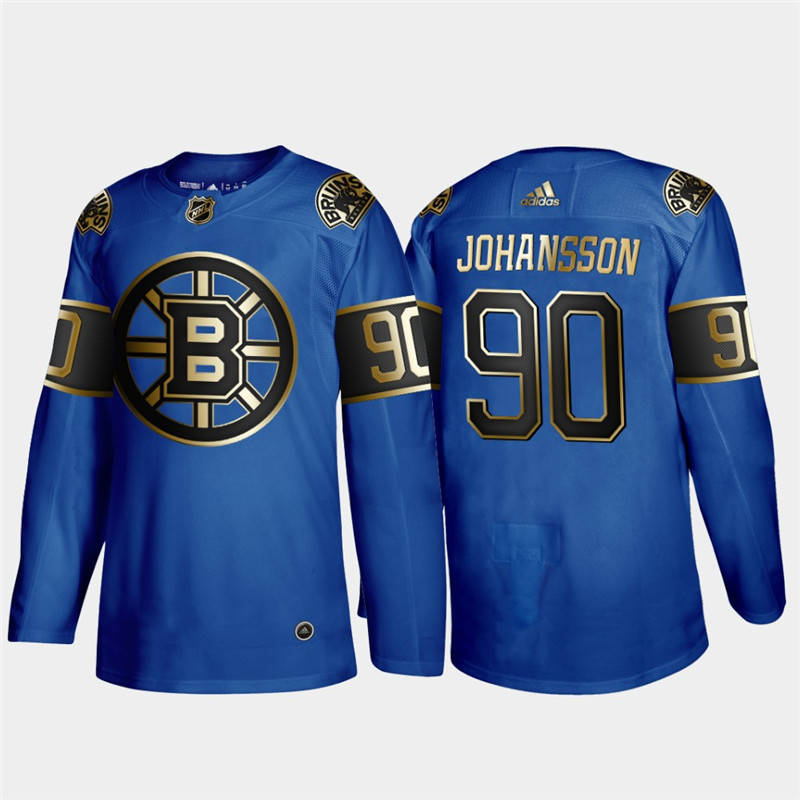 Bruins 90 Marcus Johansson Blue 50th anniversary Adidas Jersey