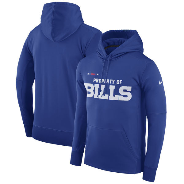 Buffalo Bills  Property Of Performance Pullover Hoodie Royal