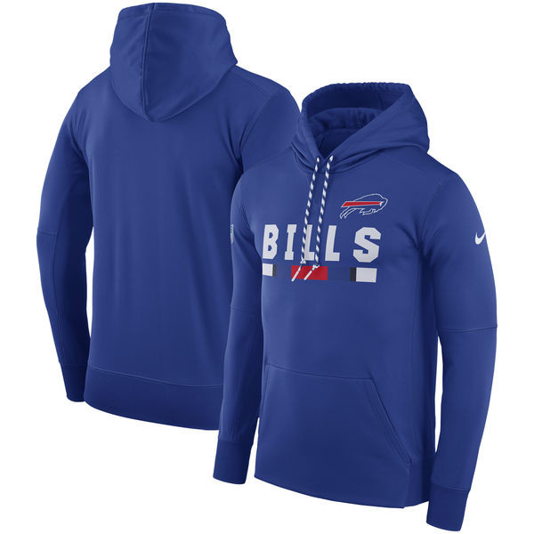 Buffalo Bills  Team Name Performance Pullover Hoodie Royal
