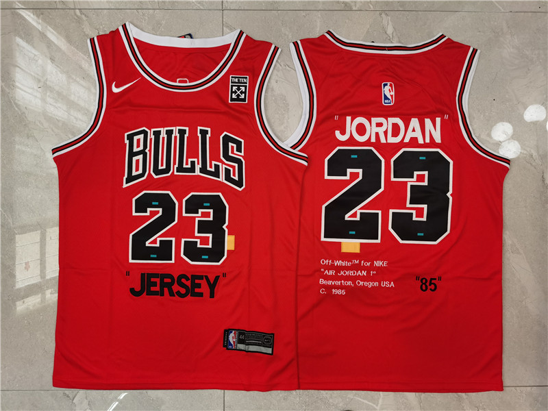 Michael Jordan Red Nike 85 Swingman Jersey