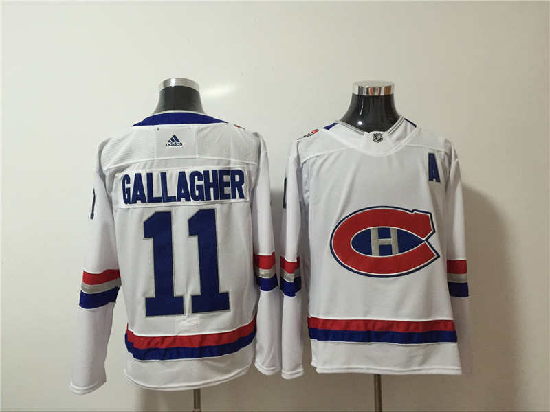 Canadiens 11 Brendan Gallagher White 2017 NHL 100 Classic  Jersey