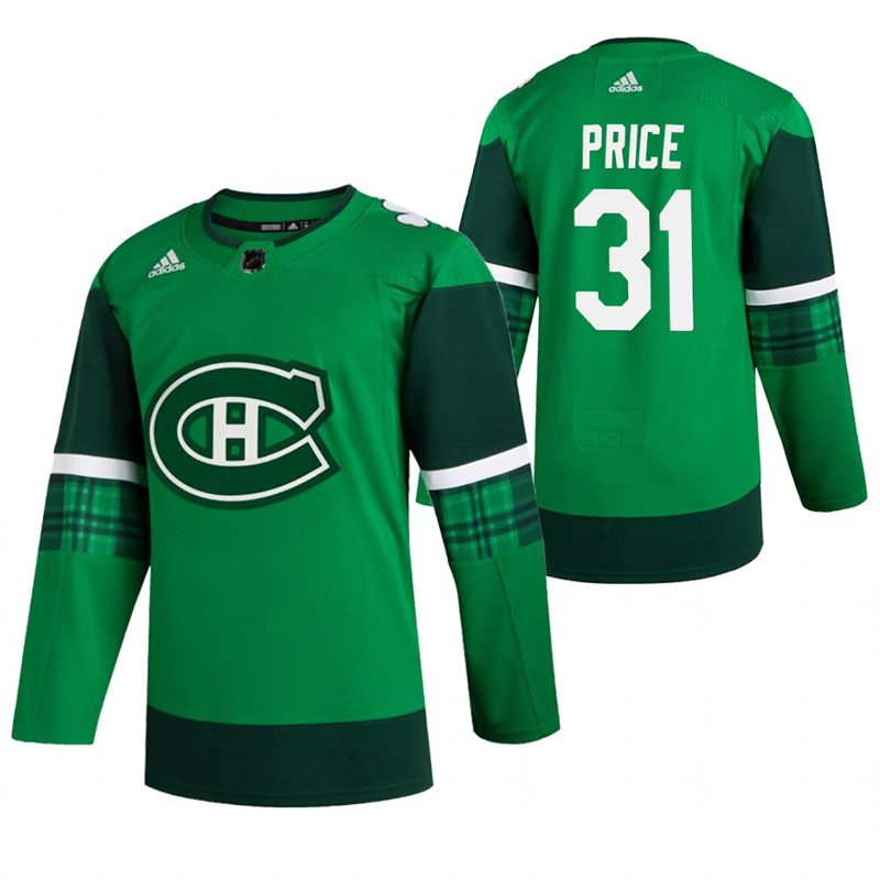 Canadiens 31 Carey Price Green 2020 Adidas Jersey