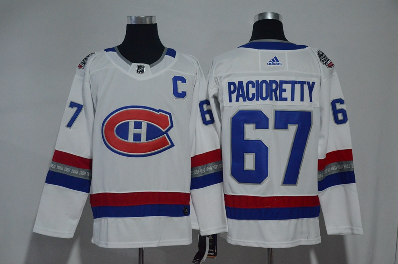 Canadiens 67 Max Pacioretty White 2017 NHL 100 Classic  Jersey