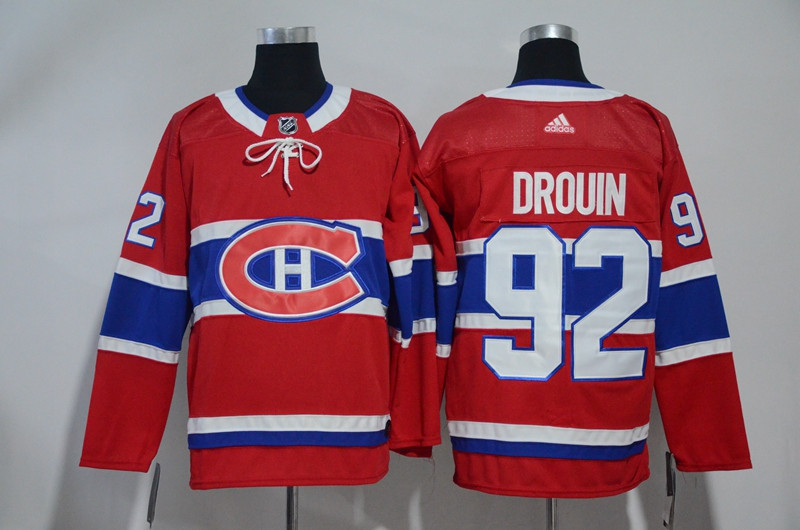 Canadiens 92 Jonathan Drouin Red  Jersey