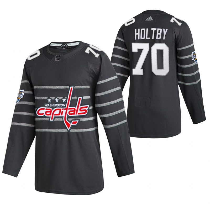 Capitals 70 Braden Holtby Gray 2020 NHL All Star Game Adidas Jersey