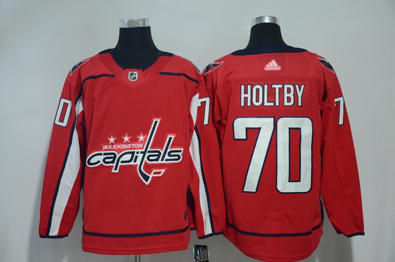 Capitals 70 Braden Holtby Red  Jersey