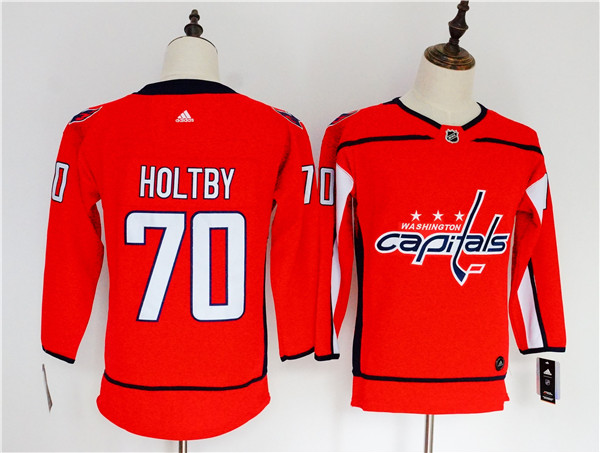Capitals 70 Braden Holtby Red Youth  Jersey