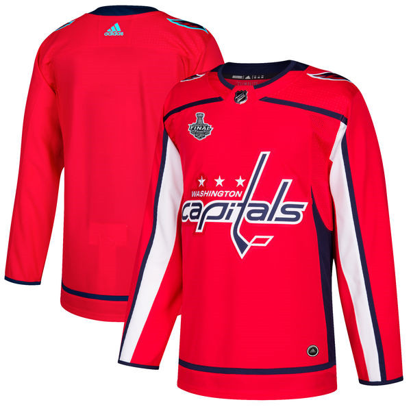 Capitals Blank Red 2018 Stanley Cup Final Bound  Jersey