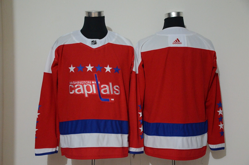Capitals Blank Red Alternate  Jersey