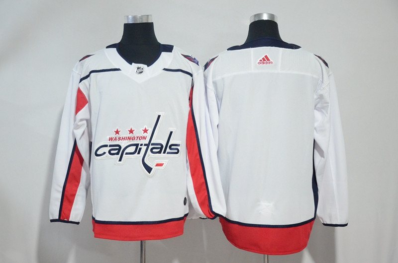 Capitals Blank White  Jersey