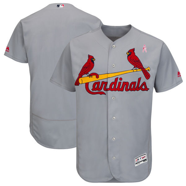 Cardinals Gray 2018 Mother's Day Flexbase Jersey