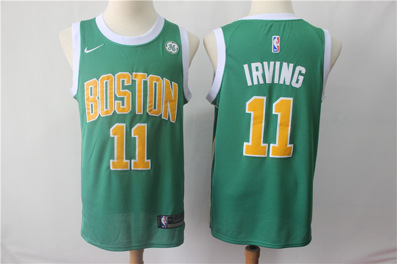 Celtics 11 Kyrie Irving Green 2018 19 Earned Edition  Swingman Jersey