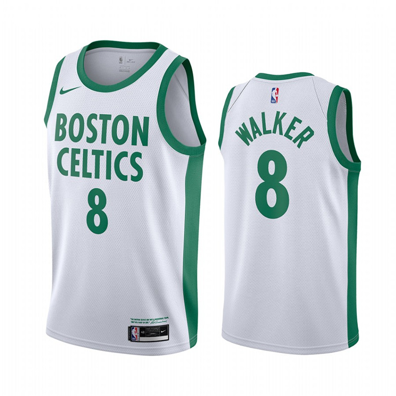 Celtics 8 Kemba Walker White 2020 21 City Edition Swingman Jersey