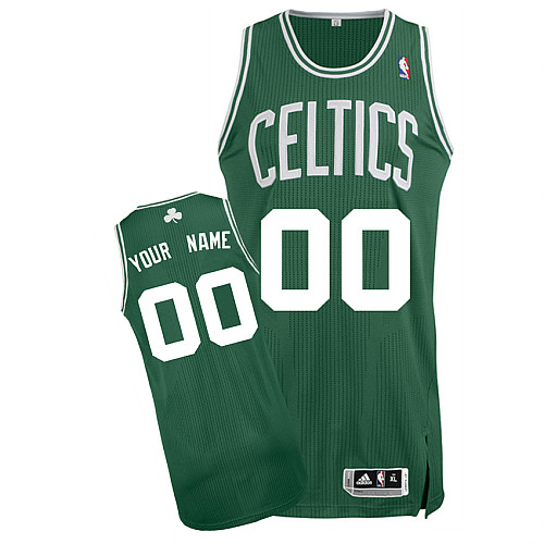 Celtics Personalized Authentic Green NBA Jersey