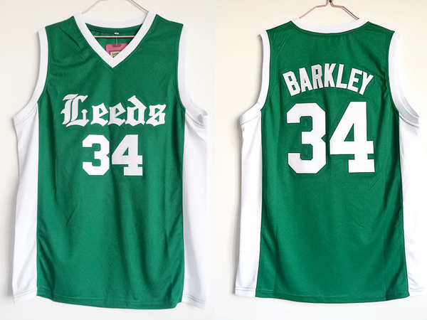 Cheap Leeds HS #4 Charles Barkley Jersey Throwback Basketball Jersey Vintage Retro Basket Shirt For Men Stitched Green