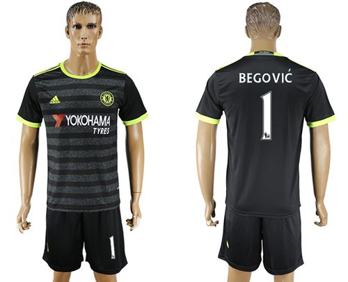 Chelsea 1 Begovic Away Soccer Club Jersey