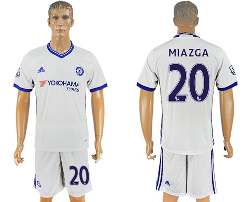 Chelsea 20 Miazga White Soccer Club Jersey