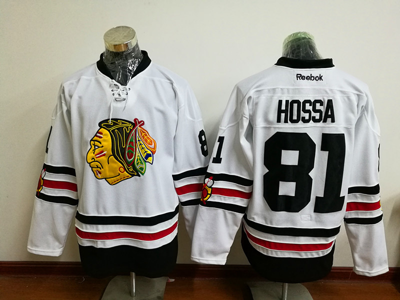 Chicago Blackhawks 81 Marian Hossa 2017 Winter Classic White Stitched NHL Jersey