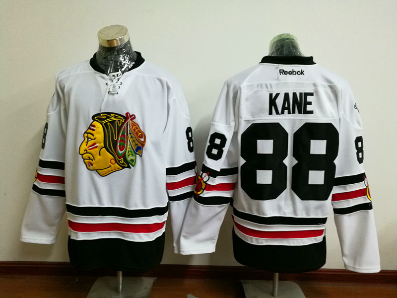 Chicago Blackhawks 88 Patrick Kane 2017 Winter Classic White Stitched NHL Jersey