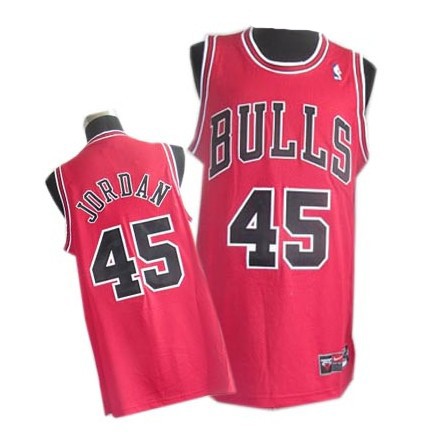 Chicago Bulls Jordan 45 Red Jerseys