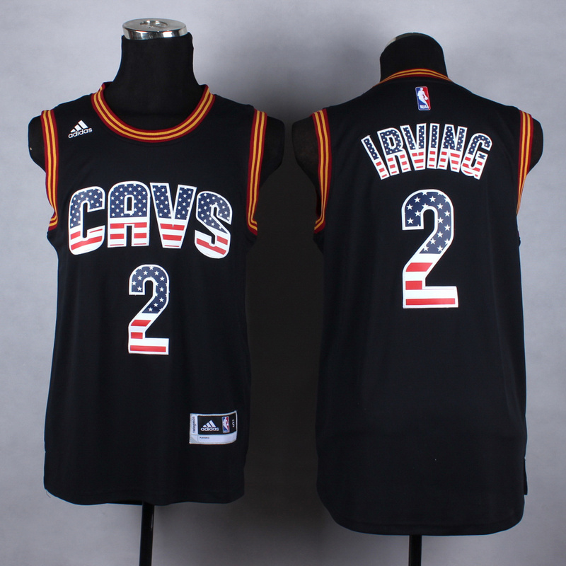 Cleveland Cavaliers 2 Kyrie Irving Fashion Cool Camo Jersey