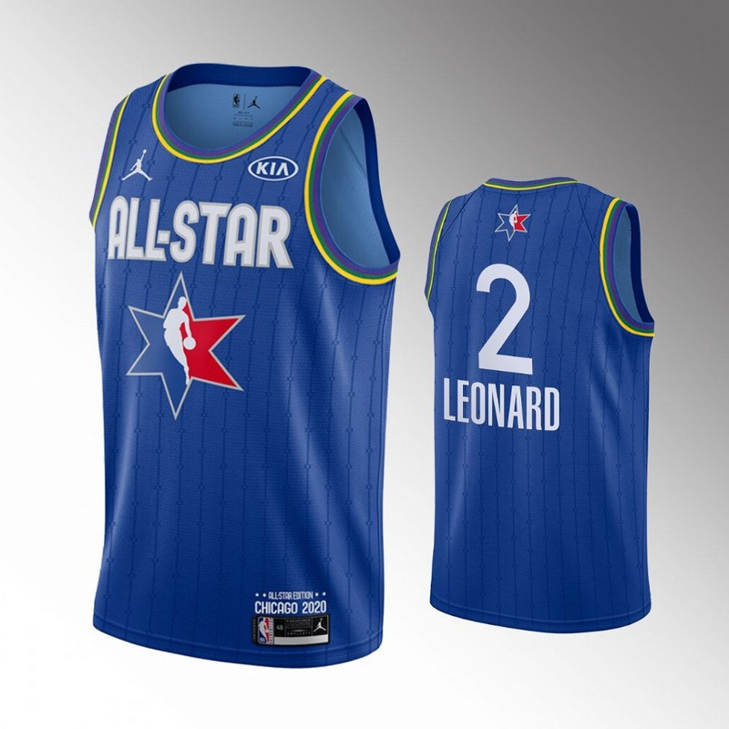 Clippers 2 Kawhi Leonard Blue 2020 NBA All Star Jordan Brand Swingman Jersey