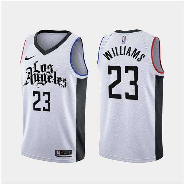 Clippers 23 Lou Williams White Nike Authentic 2019 2020 Jersey
