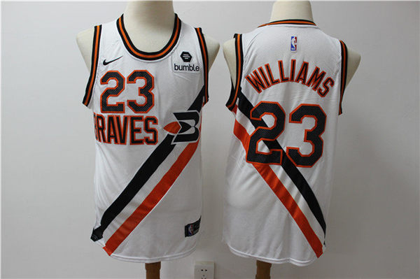 Clippers 23 Lou Williams White Nike Swingman Jersey
