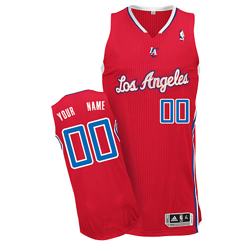 Clippers Personalized Authentic Red NBA Jersey