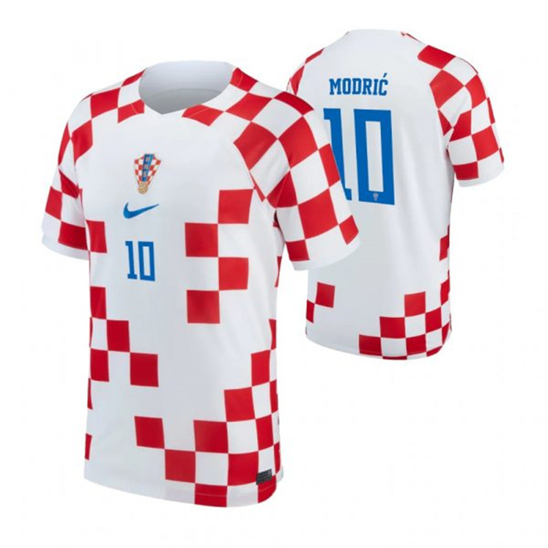 Croatia 10 MODRIC Home 2022 FIFA World Cup Thailand Soccer Jersey