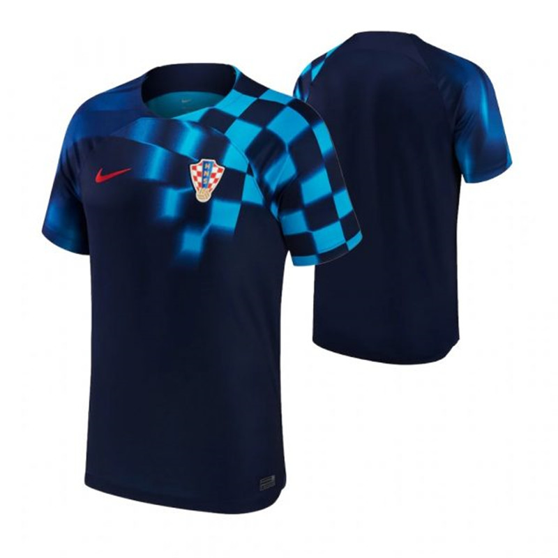 Croatia Blank Away 2022 FIFA World Cup Thailand Soccer Jersey