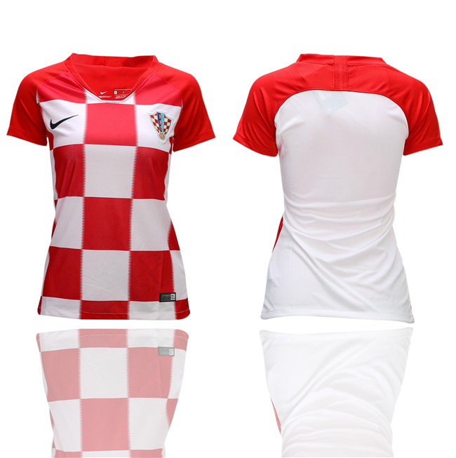 Croatia Home Women 2018 FIFA World Cup Soccer Jersey
