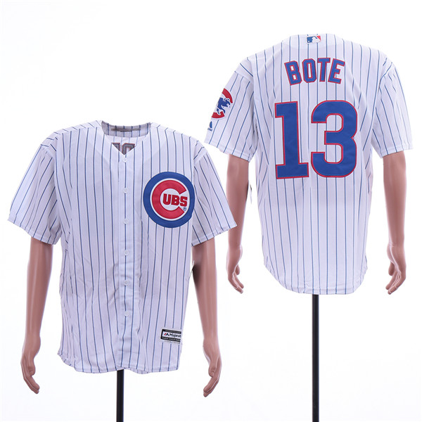 Cubs 13 Starlin Castro White Cool Base Jersey