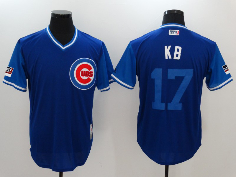 Cubs 17 Kris Bryant KB Royal 2018 Players' Weekend Authentic Team Jersey