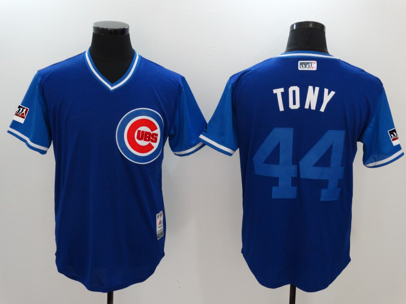 Cubs 44 Anthony Rizzo Tony Royal 2018 Players' Weekend Authentic Team Jersey