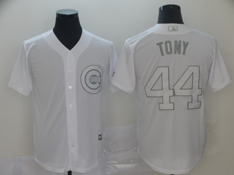 Cubs 44 Anthony Rizzo Tony White 2019 Players' Weekend Player Jersey