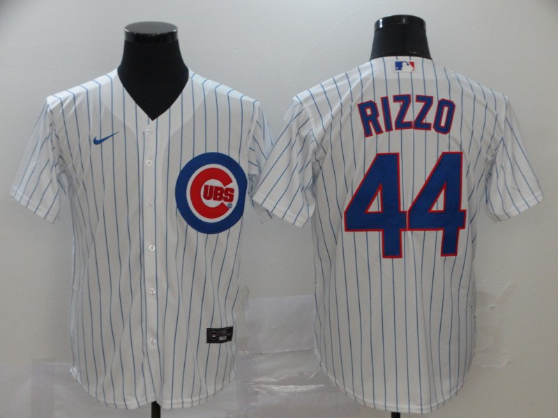 Cubs 44 Anthony Rizzo White 2020 Nike Cool Base Jersey