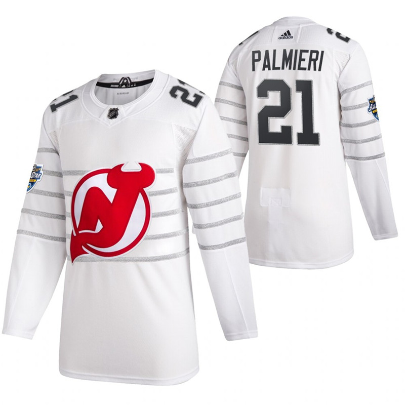 Devils 21 Kyle Palmieri White 2020 NHL All Star Game Adidas Jersey