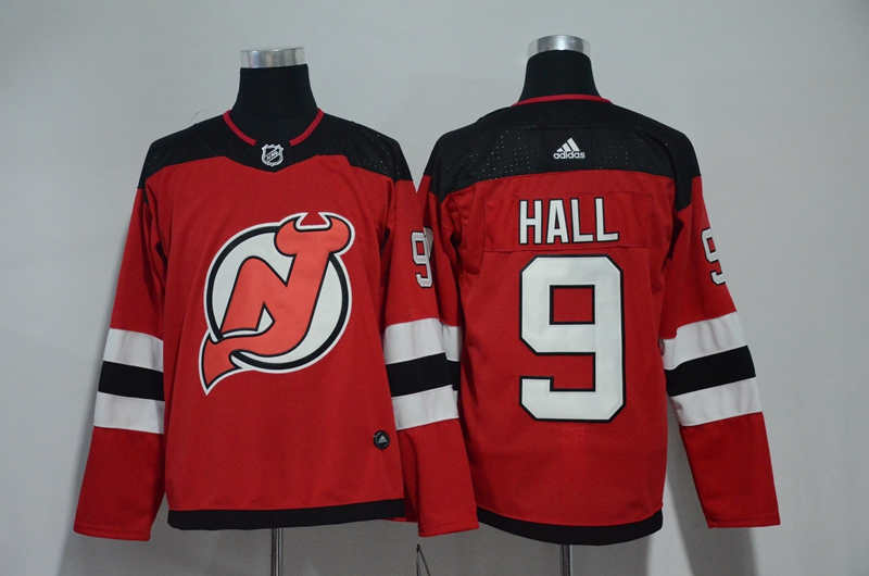 Devils 9 Taylor Hall Red  Jersey