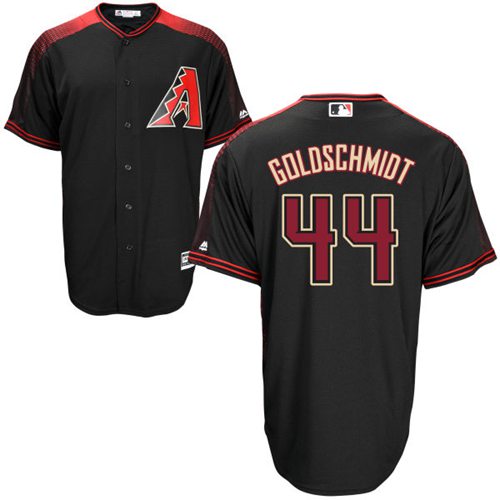 Diamondbacks 44 Paul Goldschmidt Black Brick New Cool Base Stitched MLB Jersey