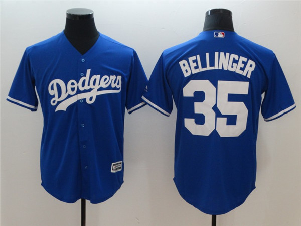 Dodgers 35 Cody Bellinger Blue Cool Base Jersey