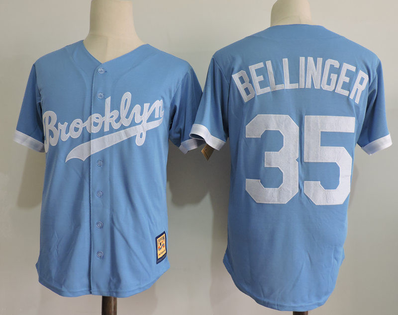 Dodgers 35 Cody Bellinger Blue Cooperstown Collection Throwback Jersey