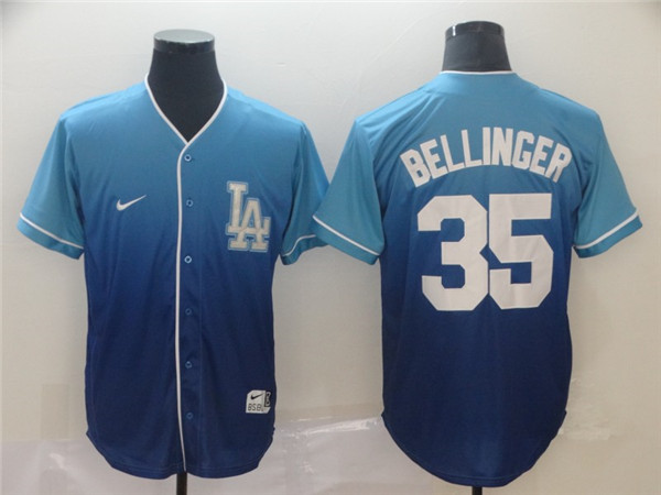 Dodgers 35 Cody Bellinger Blue Drift Fashion Jersey