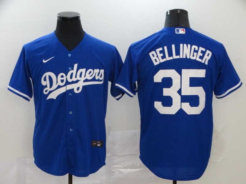 Dodgers 35 Cody Bellinger Royal 2020 Nike Cool Base Jersey