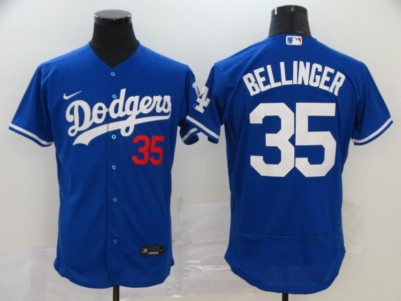 Dodgers 35 Cody Bellinger Royal 2020 Nike Flexbase Jersey