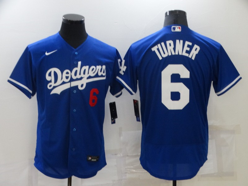 Dodgers 6 Trea Turner Royal Nike Flexbase Jersey